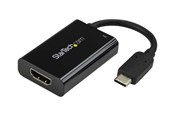 Näyttökaapeli - StarTech.com USB-C to 4K HDMI Adapter - 60 Watt USB Teho Toimitus - Musta - external video adapter - Musta - CDP2HDUCP
