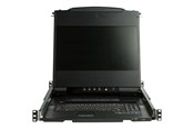 Näyttö - 17" StarTech.com 17 tuuman Dual Rail -rackmount KVM-konsoli 1080p:llä - DVI ja VGA - KVM-konsoli - Full HD (1080p) - 17,3 tuumaa - RKCOND17HD