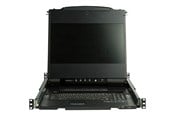KVM-kytkimet - StarTech.com 17 tuuman Dual Rail -rackmount KVM-konsoli 1080p:llä - DVI ja VGA - KVM-konsoli - Full HD (1080p) - 17,3 tuumaa - RKCOND17HD