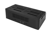 Kovalevyt - lisätarvikkeet - StarTech.com 4 Bay SATA 2.5 / 3.5in SSD / HDD Dock - USB 3.1 USB-C / USB-A - storage enclosure - SATA 6Gb/s - USB 3.1 (Gen 2) - SDOCK4U313