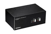KVM-kytkimet - TRENDnet TK-240DP - KVM / audio / USB switch - 2 ports - TK-240DP