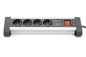 Virtakaapelit (ulkoinen) - DIGITUS 4-way Office Power Strip - DA-70614