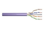 Verkkokaapelit - DIGITUS CAT 6 U-UTP Installation Cable - 100m - Purppura - 100m - DK-1613-VH-1