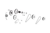 Tulostimien lisävarusteet - Zebra ZT400 Sarja KIT DRIVE SYSTEM - P1058930-039