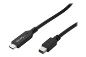 Näyttökaapeli - StarTech.com 1m / 3 ft USB-C to Mini DisplayPort Cable - 4K 60Hz - Musta - external video adapter - STM32F072CBU6 - Musta - CDP2MDPMM1MB