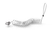 Tabletti - Muut lisävarusteet - Compulocks Maclocks Universal Tablet Coiled Lock with Adhesive Turvallisuus Plate - CL15CUTL
