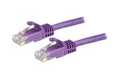 Verkkokaapelit - StarTech.com 5m Purppura Cat6 / Cat 6 Snagless Ethernet Patch Cable 5 m - patch cable - 5 m - Purppura - Purppura - 5m - N6PATC5MPL