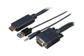 Antennikaapelit/-liittimet - Sony CAB-VGAHDMI1 - HDMI-kaapeli - HDMI / VGA / ääni / USB - 1 m - CAB-VGAHDMI1