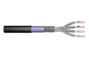Verkkokaapelit - DIGITUS CAT 7 S-FTP - 100m - Musta - 100m - DK-1741-VH-1-OD