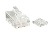 Verkkokaapelit - StarTech.com Kissan 6 RJ45 Juotettu Modulaarinen Liitin - verkkoliitin - kirkas - Läpinäkyvä - CRJ45C6STR50