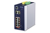 Kytkimet - PLANET Industrial 8-port 10/100/1000T 802.3at PoE + 2-port 1G/2.5G SFP Managed Switch - IGS-10020HPT