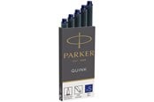 Kirjoitus- ja piirustustarvikkeet - Parker Fountain Pen Ink Refill Cartridges | Long | Blue QUINK Ink | 5 Count - S0116240