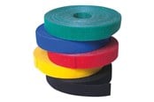 Kaapelihyllyt, Kaapelisukat & Kaapelisiteet - LogiLink - Cable Strap Velcro Tape 4m Keltainen - KAB0051