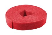 Kaapelihyllyt, Kaapelisukat & Kaapelisiteet - LogiLink - Cable Strap Velcro Tape 4m Punainen - KAB0052