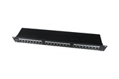 Lisätarvikkeet - Gembird NPP-C624-002 - patch panel with cable management - 1U - 19" - NPP-C624-002