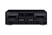 HiFi - AV-vastaanotin / Vahvistin - TEAC W-1200 - kaksinkertainen kasettidekki - Tuplakasettidekki - Musta - W-1200-B