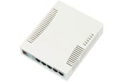 Kytkimet - MikroTik RouterBOARD RB260GS 6-Port Switch (5x 1G RJ45 / 1x 1G SFP) - CSS106-5G-1S