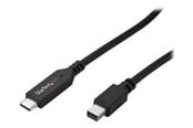 Näyttökaapeli - StarTech.com 1.8m / 6 ft USB-C to Mini DisplayPort Cable - 4K 60Hz - Black - external video adapter - STM32F072CBU6 - black - CDP2MDPMM6B