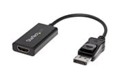 Näyttökaapeli - StarTech.com DisplayPort to HDMI Adapter - HDR 4K 60Hz - DP to HDMI Dongle - video adapter - DisplayPort / HDMI - 25.16 cm - DP2HD4K60H