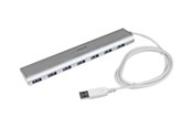 USB hub - StarTech.com USB 3.0 -keskittimen kompakti 7 porttia USB hub - 7 porttia - USB 3.2 - hopea - ST73007UA