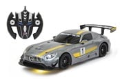 Kauko-ohjattavat - Jamara Mercedes AMG GT3 1:14 transformable 2.4GHz Harmaa - 410028