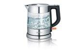 Vedenkeitin - SEVERIN Vedenkeitin WK 3468 - vedenkeitin - lasi/ruostumaton teräs/musta - Glass/stainless steel/black - 2200 W - WK 3468