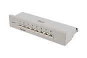 Lisätarvikkeet - Deltaco Liitospaikka 8xRJ45 Cat6a seinäkiinnitteinen - PAN-210