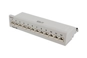 Lisätarvikkeet - Deltaco ELiitospaikka 12xRJ45 Cat6a seinäkiinnitteinen - PAN-212