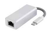 Verkkokortit (verkkosovittimet, tulostuspalvelimet jne.) - Deltaco USB C -verkkosovitin Gigabit RJ45:llä - USBC-1080