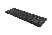 Näppäimistöt - Deltaco Wireless Keyboard with touchpad silicone. - Näppäimistö - Pohjoismainen - Musta - ST-WIKB006