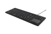 Näppäimistöt - Deltaco rubberized Näppäimistö with touchpad IP68 1 - Näppäimistö - Pohjoismainen - Musta - ST-IKB888