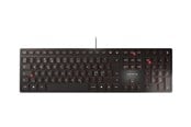 Näppäimistöt - Cherry KC 6000 SLIM - Näppäimistö - Pohjoismainen - Musta - JK-1600PN-2