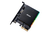 Ohjainkortit - Akasa AK-PCCM2P-03 - tallennusohjain - M.2-kortti / SATA 6 Gb/s - PCIe - AK-PCCM2P-03