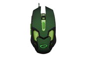 Hiiret - Esperanza MX207 COBRA - mouse - USB - Vihreä - Hiiri - Optinen - 6 painiketta - Vihreä - EGM207G