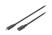 USB kaapelit - DIGITUS USB-C extension cable - 70 cm - AK-300210-007-S
