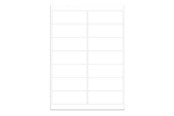 Paperit, valokuvapaperit ja tarrat - MediaRange - monikäyttöiset tarrat - 700 tarralappua - 99,1 x 38,1 mm - MRINK146