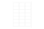 Paperit, valokuvapaperit ja tarrat - MediaRange - monikäyttöiset tarrat- 1050 tarralappua- 63,5 x 38,1 mm - MRINK148
