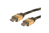 KVM-kaapelit - Roline GOLD HDMI HS Cable. A-A. M/M. 2m - 11.04.5562