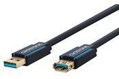 USB kaapelit - ClickTronic USB 3.0 Extension. 3m - High Speed - 4040849701207