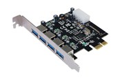 Ohjainkortit - Longshine USB 3.0 -kortti PCIe 4 * ulkoisella SATA-virralla. - LCS-6380-4