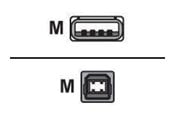 USB kaapelit - Roline USB2.0 Cable. A-B. M/M. 1.8m - 11.02.8818