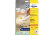 Paperit, valokuvapaperit ja tarrat - Avery Removable labels white - L4737REV-25
