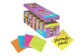 Kirjoituspöytätarvikkeet - 3M Post-it Super Sticky 76x76mm 24x 90 arkkia Sekalaiset värit - 7100079739