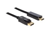 Näyttökaapeli - DeLOCK video cable - DisplayPort / HDMI - 2 m - 82587