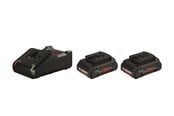 Akut ja laturit - Bosch Professional Sininen bosch 18v batterykit w/charger 18v-40 2x4.0ah - 1600A01BA3