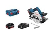 Pyörösahat - Bosch Professional Circular saw GKS 18V-57 G 2X4.0AH GAL18V-40 - Pyörösaha GKS 18V-57 G, jossa on kaksi 4.0Ah:n akkua ja GAL18V-40-laturi. - 06016A2106