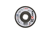 Kulmahiomakoneet - Bosch X-LOCK-tasoliuskalaikat, kallistettu versio, kuitulevy, Ø 125 mm, G 120, X571, Best for Metal, 1 kpl D = 125 mm; G = 120, kallistettu - 2608619204