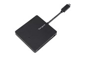 USB hub - Targus USB-C Hubi, jossa on 3 x USB-A ja 1x USB-C -hubi - 4 porttia USB hub - 3 porttia - USB 3.2 - Musta - ACH924EU