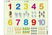 Palapelit - Larsen Puzzles Pulmapeli 1-10 - LA-AR3