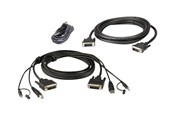 KVM-kaapelit - ATEN KAAPPELIKOKOELMA KAKSOIS-DVI-D/USB/SP L:1,8M - 2L-7D02UDX3
